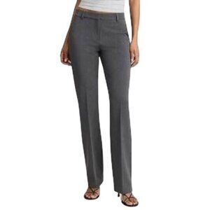 Express Mid Rise Barely Boot Grey Dress Pants Size 16 Long